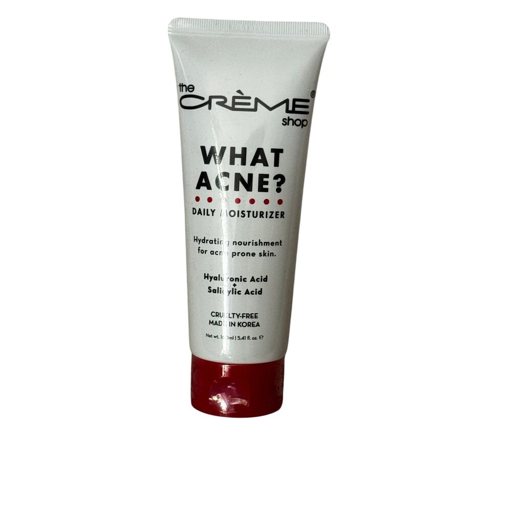 New The Creme Shop What Acne Daily Moisturizer unclogs pores remover excess oils